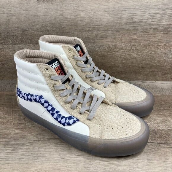 VANS Rokit x Sk8-Hi 38 DX WS Translucent Pebble Beige Mens 8.5 Womens 10 NEW